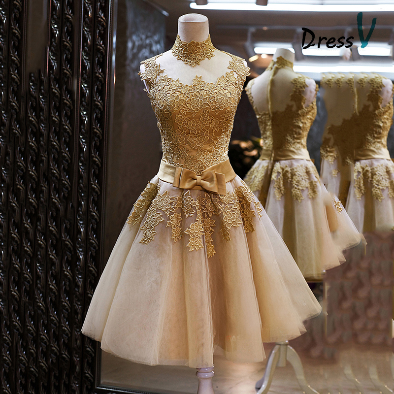 Real-Photo-Girl-s-High-Neck-Gold-Lace-Cocktail-Dresses-Short-A-line-Tulle-Party-Gowns.jpg